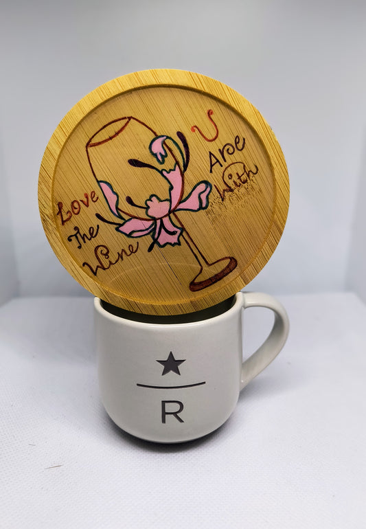 Hand-Drawn Resin Coasters