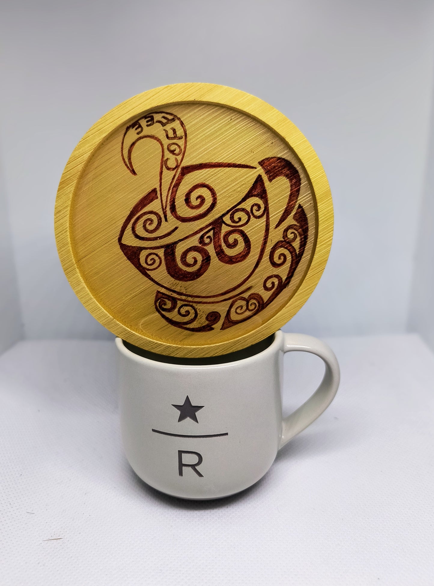 Hand-Drawn Resin Coasters